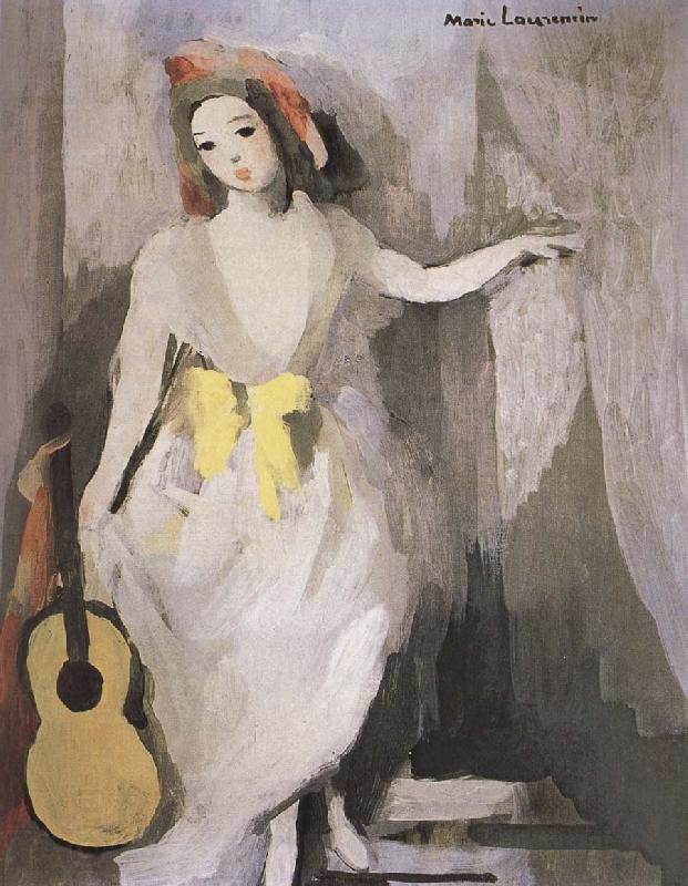 Marie Laurencin Takeing the guitar-s girl China oil painting art